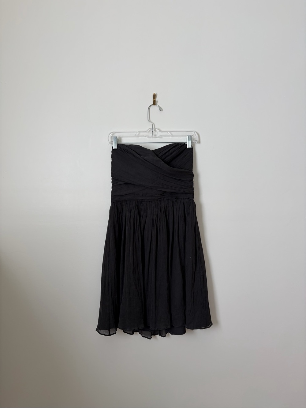 J. Crew Silk Cross-Detail Mini Dress